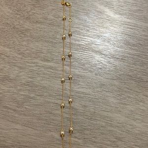 Julie Vos gold and mother of Pearl necklace